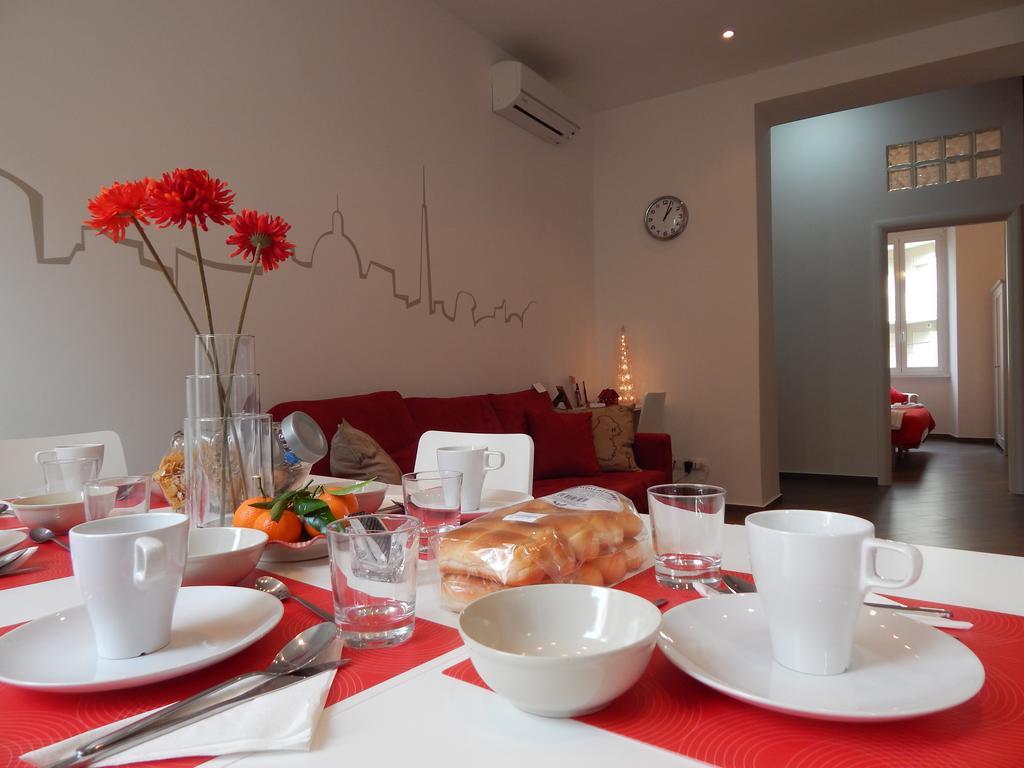 Red Flat In Rome Apartment Стая снимка